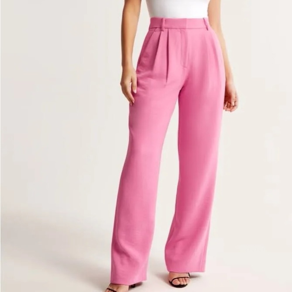 A&F Harper Tailored Premium Crepe Pant